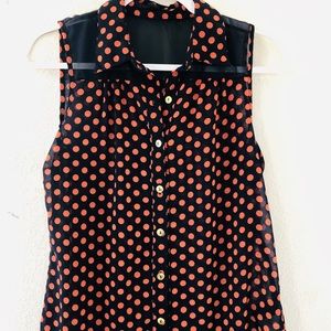 Cute! Sleeveless frock Size: S